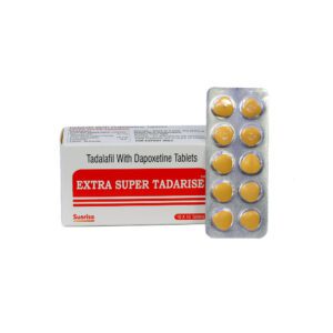 Extra Super Tadarise 40mg+60mg salt Tadalafil + Dapoxetine HCL by Sunrise Remedies