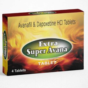 Extra Super Avana200mg+60mg Salt Avanafil + Dapoxetine HCL by Sunrise Remedies